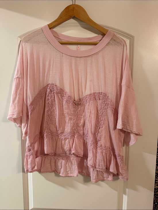 Free People Tops - Free People Fall In Love Tee | Lilac Wine | XL